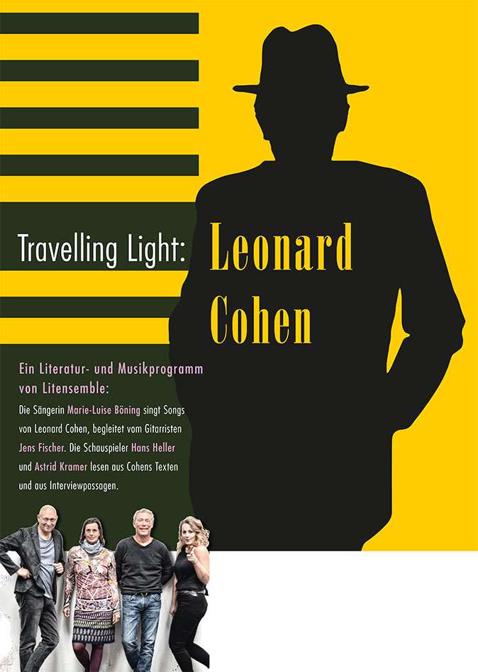 Plakat Travelling Light: Leonard Cohen